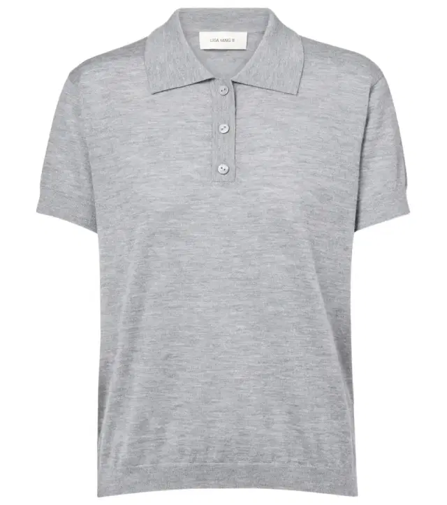 Lisa Yang Nai knitted cashmere polo shirt