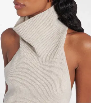 Lisa Yang Maddie open-back cashmere top | Thumbnail 3