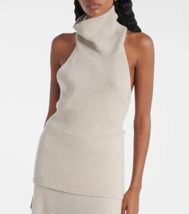 Lisa Yang Maddie open-back cashmere top | Thumbnail 6