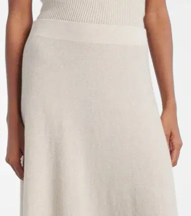 Lisa Yang Torie high-rise cashmere maxi skirt | Thumbnail 3