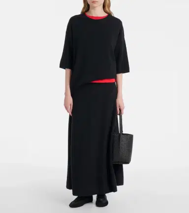Lisa Yang Torie high-rise cashmere maxi skirt | Thumbnail 2