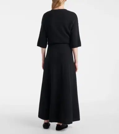 Lisa Yang Torie high-rise cashmere maxi skirt | Thumbnail 5