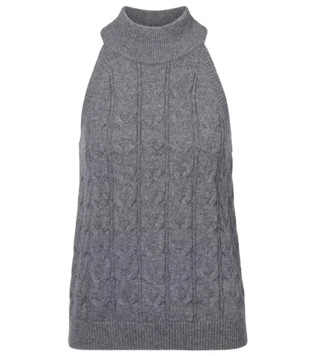 Lisa Yang Serafine cable-knit cashmere top
