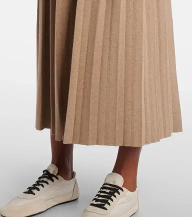 Lisa Yang Minda cotton and cashmere midi skirt | Thumbnail 4 Lisa Yang Minda cotton and cashmere midi skirt | Thumbnail 4