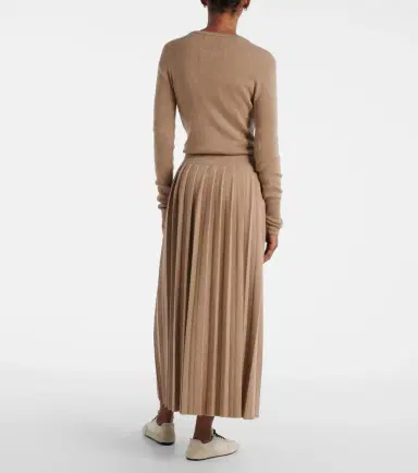 Lisa Yang Minda cotton and cashmere midi skirt | Thumbnail 5 Lisa Yang Minda cotton and cashmere midi skirt | Thumbnail 5