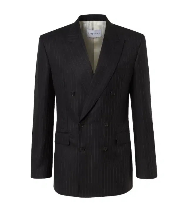 Pinstripe wool blazer