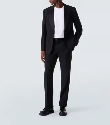 Givenchy Wool and mohair tuxedo pants | Thumbnail 4 Givenchy Wool and mohair tuxedo pants | Thumbnail 4