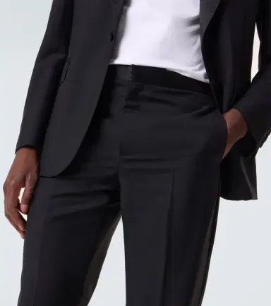 Givenchy Wool and mohair tuxedo pants | Thumbnail 5 Givenchy Wool and mohair tuxedo pants | Thumbnail 5