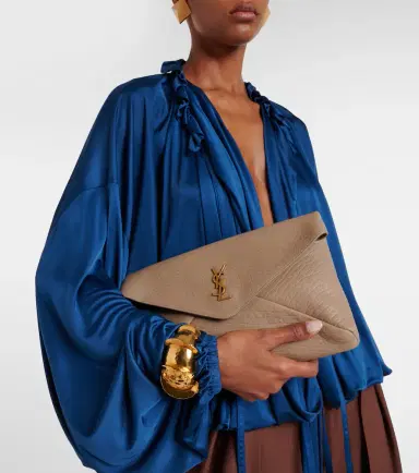 Saint Laurent Cassandre Large leather clutch | Thumbnail 5 Saint Laurent Cassandre Large leather clutch | Thumbnail 5