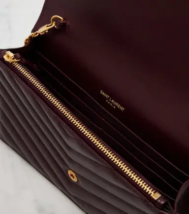 Saint Laurent Cassandre Envelope leather wallet on chain | Thumbnail 4 Saint Laurent Cassandre Envelope leather wallet on chain | Thumbnail 4