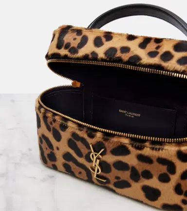 Saint Laurent Gaby leopard-print calf hair vanity bag | Thumbnail 2 Saint Laurent Gaby leopard-print calf hair vanity bag | Thumbnail 2