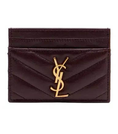 Saint Laurent Cassandre matelassé leather card holder | Thumbnail 1