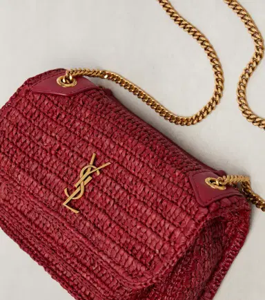 Saint Laurent Niki Mini raffia shoulder bag | Thumbnail 3 Saint Laurent Niki Mini raffia shoulder bag | Thumbnail 3