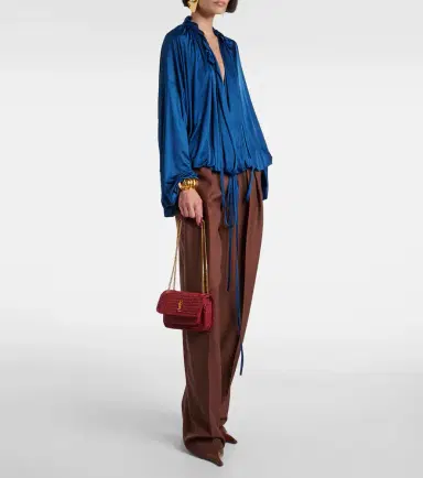 Saint Laurent Niki Mini raffia shoulder bag | Thumbnail 5 Saint Laurent Niki Mini raffia shoulder bag | Thumbnail 5