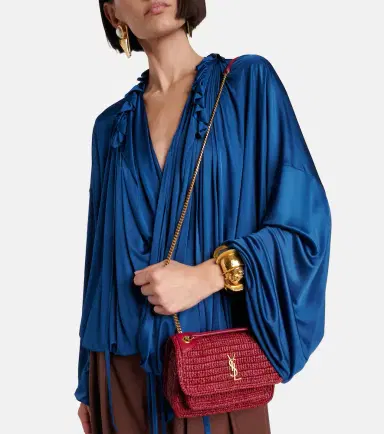 Saint Laurent Niki Mini raffia shoulder bag | Thumbnail 6 Saint Laurent Niki Mini raffia shoulder bag | Thumbnail 6