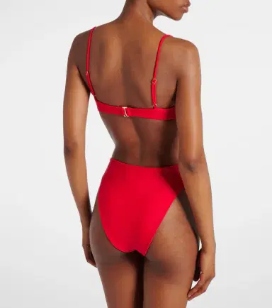 Jade Swim Mia ruched bikini top | Thumbnail 3