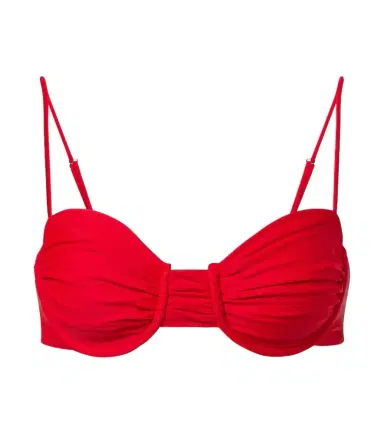 Jade Swim Mia ruched bikini top | Thumbnail 1