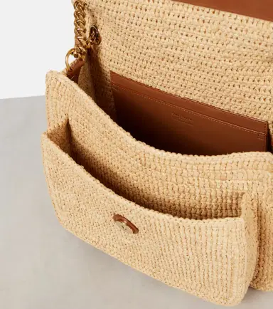 Saint Laurent Niki Medium raffia shoulder bag | Thumbnail 4 Saint Laurent Niki Medium raffia shoulder bag | Thumbnail 4