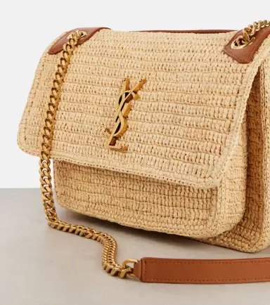 Saint Laurent Niki Medium raffia shoulder bag | Thumbnail 5 Saint Laurent Niki Medium raffia shoulder bag | Thumbnail 5