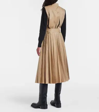 Sacai Cotton-blend gabardine midi skirt | Thumbnail 4 Sacai Cotton-blend gabardine midi skirt | Thumbnail 4