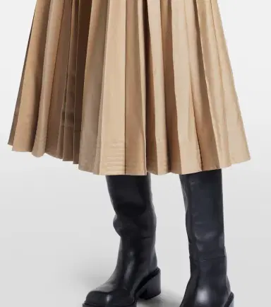 Sacai Cotton-blend gabardine midi skirt | Thumbnail 5 Sacai Cotton-blend gabardine midi skirt | Thumbnail 5