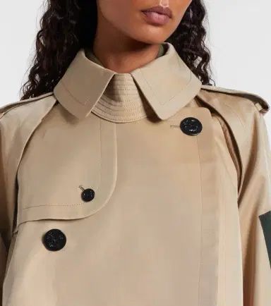 Sacai Cotton-blend gabardine and twill jacket | Thumbnail 7 Sacai Cotton-blend gabardine and twill jacket | Thumbnail 7
