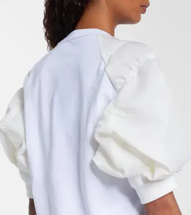 Sacai Cotton jersey and twill T-shirt | Thumbnail 3