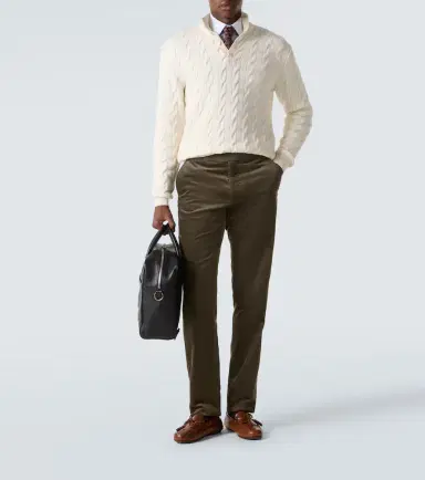 Ralph Lauren Purple Label Cotton corduroy slim pants | Thumbnail 4 Ralph Lauren Purple Label Cotton corduroy slim pants | Thumbnail 4