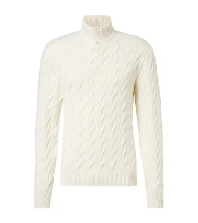 Cable-knit cashmere sweater