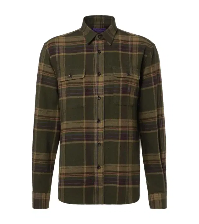 Ralph Lauren Purple Label Checked cashmere shirt