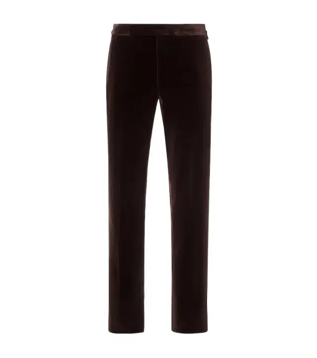 Ralph Lauren Purple Label Gregory cotton velvet suit pants