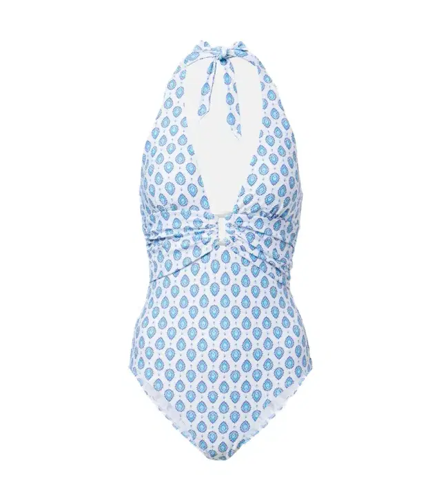 Heidi Klein La Croissette printed swimsuit