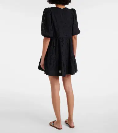 Heidi Klein Saint-Tropez broderie anglaise minidress | Thumbnail 5