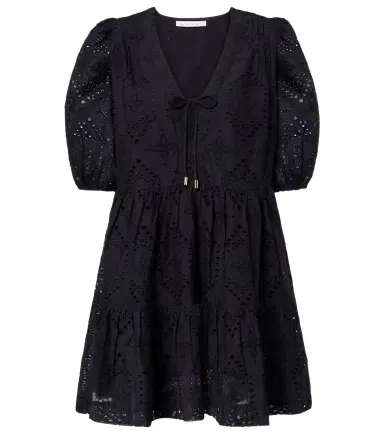 Heidi Klein Saint-Tropez broderie anglaise minidress | Thumbnail 1