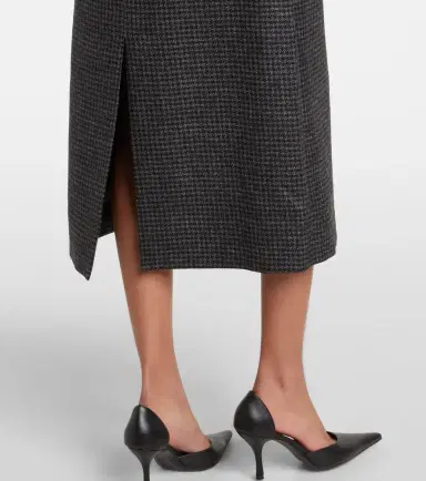 Emilia Wickstead Hartley houndstooth wool-blend midi dress | Thumbnail 4