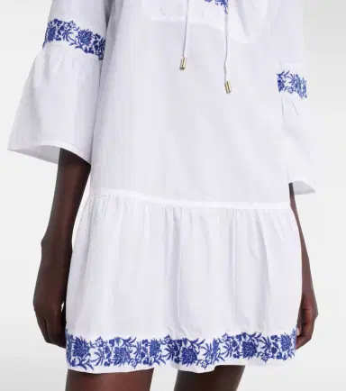 Heidi Klein Cannes cotton beach cover-up | Thumbnail 3