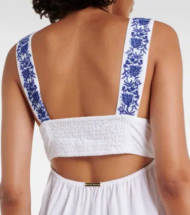 Heidi Klein Cannes embroidered cotton maxi dress | Thumbnail 4