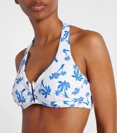 Heidi Klein Palm Beach printed bikini top | Thumbnail 2