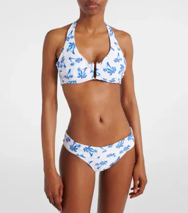 Heidi Klein Palm Beach printed bikini top | Thumbnail 3