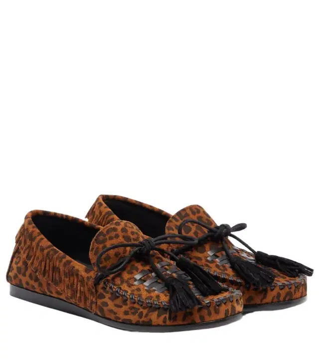 Isabel Marant Fitza fringed suede loafers