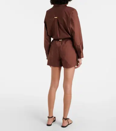 Heidi Klein Grasse cotton poplin shorts | Thumbnail 4