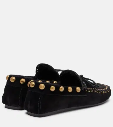 Isabel Marant Fitza studded suede loafers | Thumbnail 4 Isabel Marant Fitza studded suede loafers | Thumbnail 4