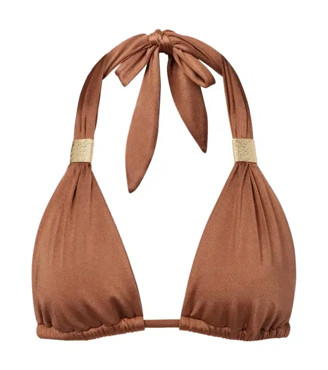 Heidi Klein Grasse halterneck bikini top