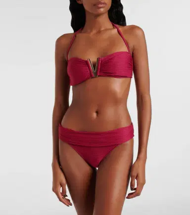 Heidi Klein Cassis halterneck bikini top | Thumbnail 2