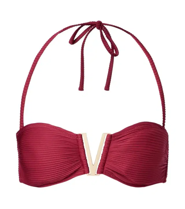 Heidi Klein Cassis halterneck bikini top