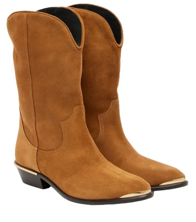 Isabel Marant Elbana suede cowboy boots