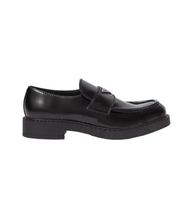 Chocolate leather loafers