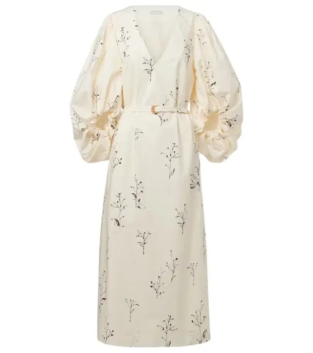 Altuzarra Corrie belted floral cotton midi dress