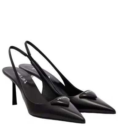 Prada Leather slingback pumps | Thumbnail 1 Prada Leather slingback pumps | Thumbnail 1