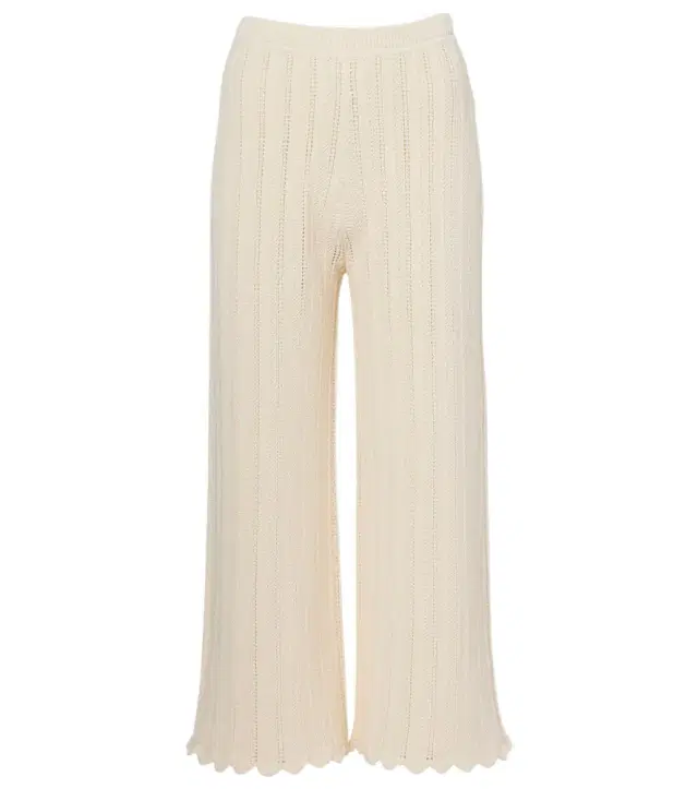 Altuzarra Petey open-knit cotton flared pants